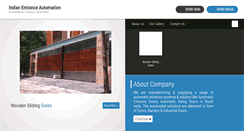 Desktop Screenshot of indianentranceautomation.com